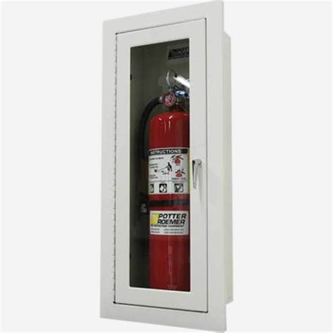 potter roemer stainless steel fire extinguisher cabinet|fully recessed fire extinguisher cabinets.